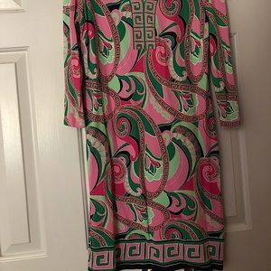 Pink and Green Crown & Ivy dress